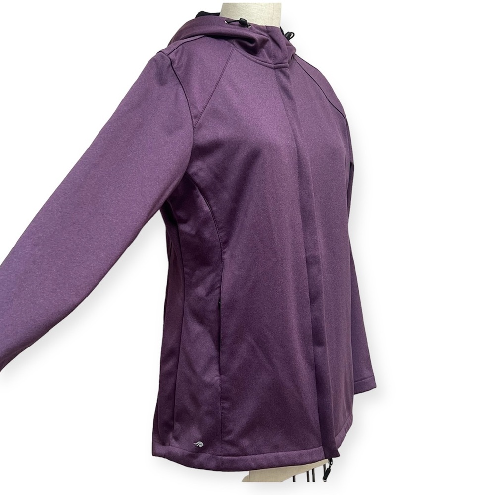 Ideology Purple Zip Up Coat